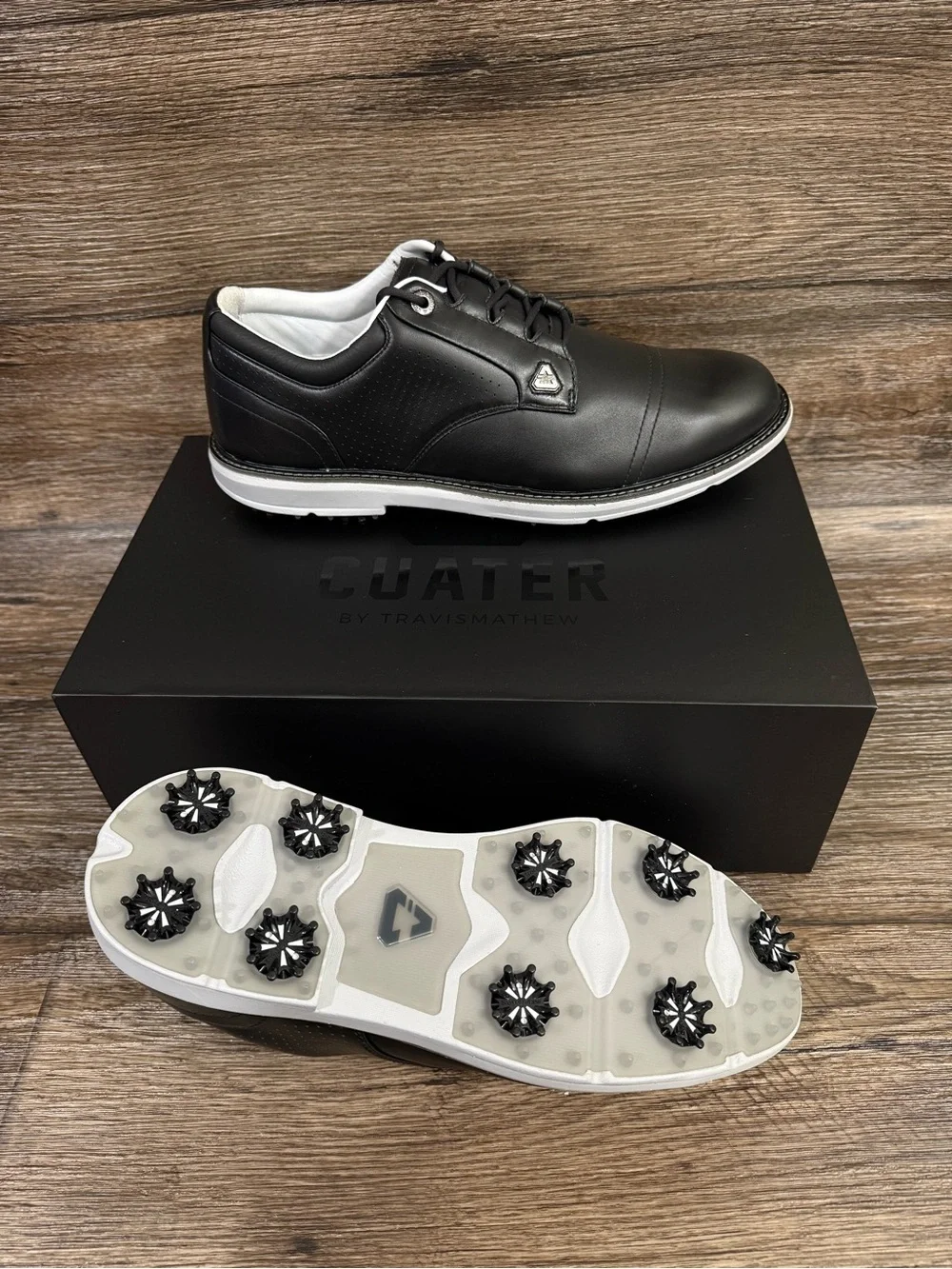 Travis Mathew Cuater The Legend 4MR214 Black Golf Shoes Men's Size 11.5‎
